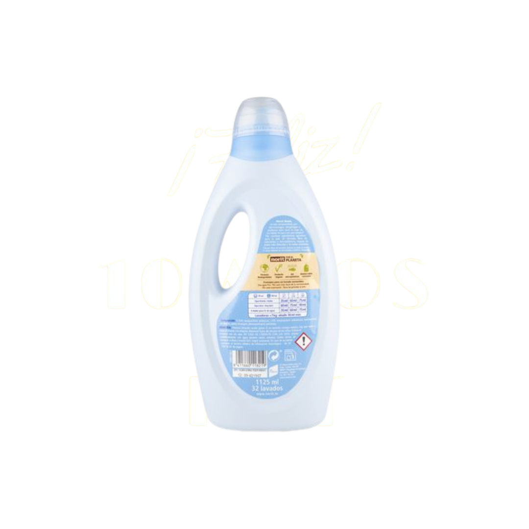 Detergente Norit Prenda Bebé 1,125L – Cuidado suave y eficaz para la ropa del bebé.